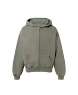 450 GSM 'Vintage Olive' Zipper