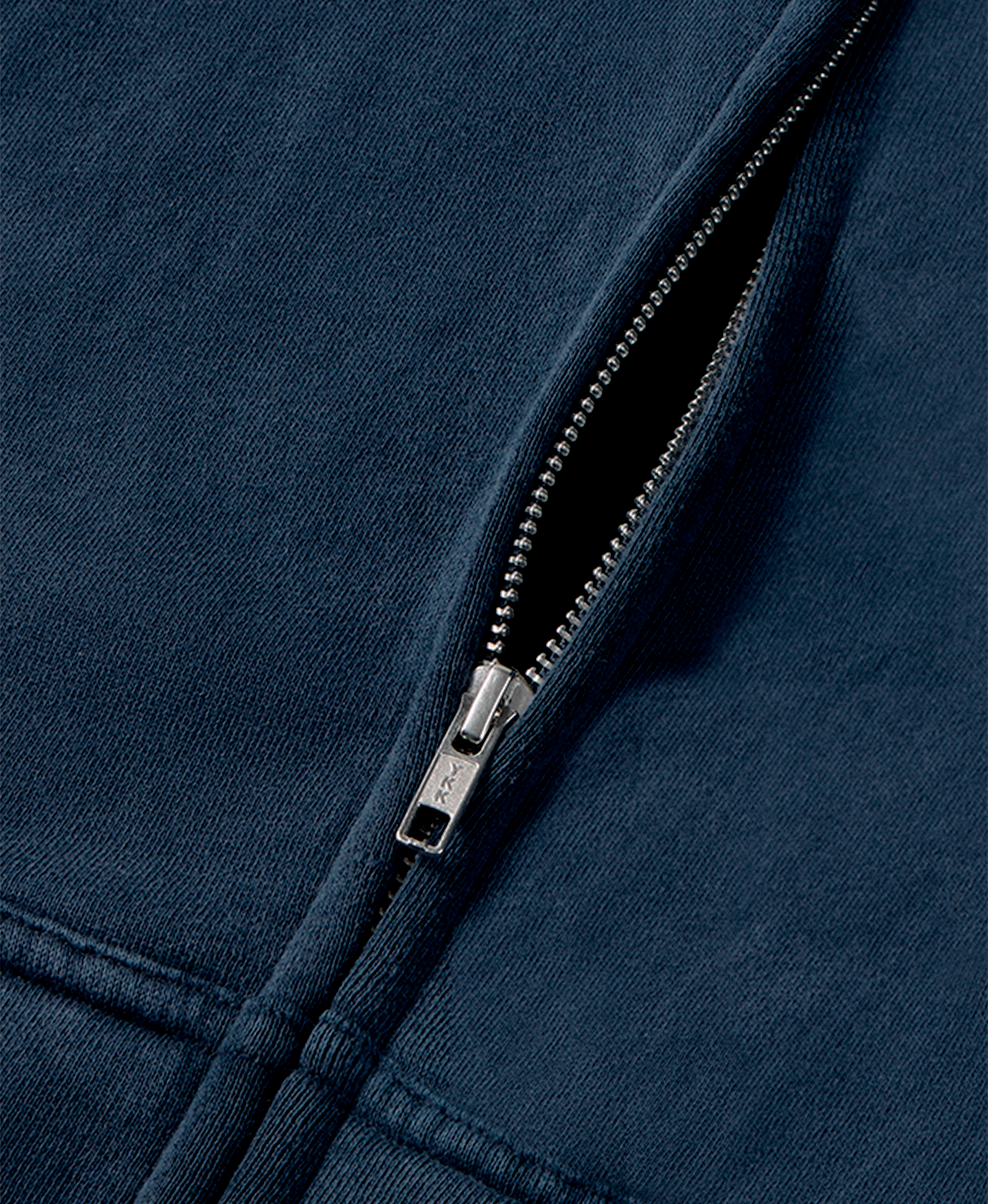 450 GSM ‘Vintage Navy Blue’ Zipper