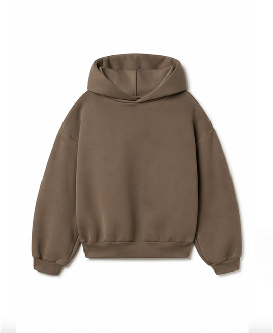 750 GSM 'Mocha Brown' Hoodie