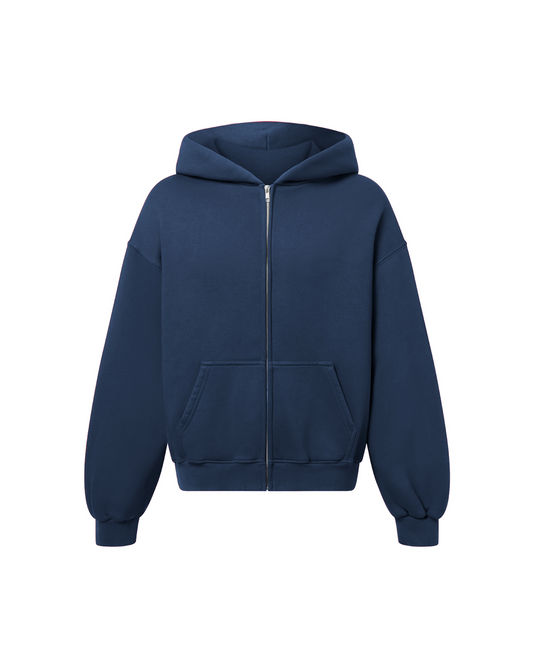 450 GSM 'Navy Blue' Zipper