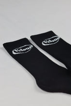 Load image into Gallery viewer, Black / White Logo Socks
